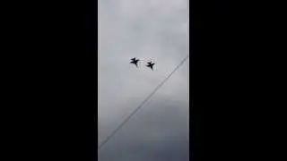Calgary Labour Day Classic 2013 RCAF Fly-over