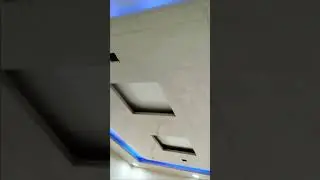 pop false ceiling design bedroom design pop down celling minus plus design#shorts