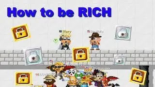 Pixel worlds | How to get RICH in Halloween!! ft: Devil PW