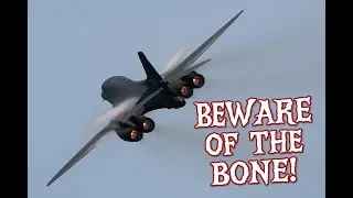 The BONE Unleashed &mdash; USAF B-1B Lancer Destroys the Airshow with Speed!