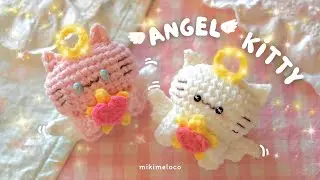 Crochet Angel Kitty Amigurumi Tutorial | 🤍Kawaii Cat Plush✨