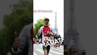 5 &egrave;me marathon personnel Marathon Paris 2025 #music #dance #marathon #sports #running #eiffeltower