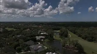 Naples Drone flies Grey Oaks Country Club between Olympus Homeowners Hi-Value home inspections.
