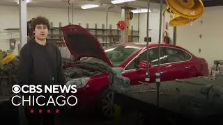 Northwest suburban high school students fix car belonging to fire protection district