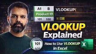 How to Use VLOOKUP in MS Excel | Simply Explained for Beginners