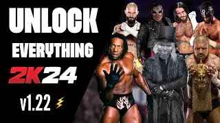 UNLOCK EVERYTHING IN WWE 2K24 v1.22