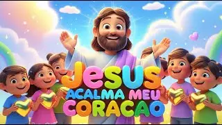 Jesus Acalma Meu Coração 💖 | 1 Hora de Músicas Cristãs Infantis para Acalmar e Adorar