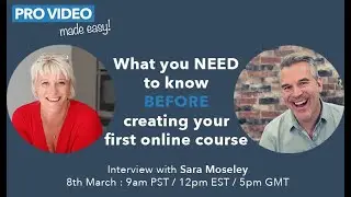What you need to know before creating your first online course