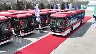Zhongtong Successfully Dispatches First Batch of 895 Electric Buses to Chile！