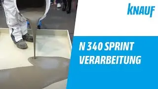 Verarbeitung von Knauf N 340 Sprint
