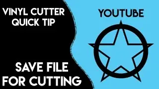 How to Prep and Save Files for Vinyl Cutting | ADOBE Illustrator Tutorial