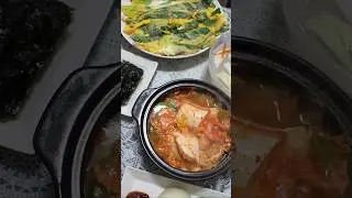 순두부찌개 대파전 대파무침#4시라이브방송