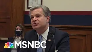 FBI Director Says Russia Trying 'Primarily To Denigrate' Biden In Election Interference |  MSNBC