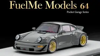 1/64 Porsche 964 RWB Bourgogne by FuelMe resin model car review