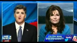 Sean Hannity does his  Ronald Reagan impression for Sarah Palin