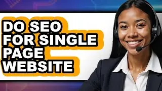 How to Do Seo for Single Page Website (only Way)