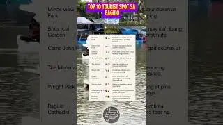 TOP 10 TOURIST SPOT SA BAGUIO ❄️🥶 #baguiocity #touristspot #top10 #shorts #ytshorts #subscribe