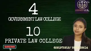 Law Colleges affiliated with the University of Calcutta.#BarExamPrep #LegalStudies #Law #StudyLaw