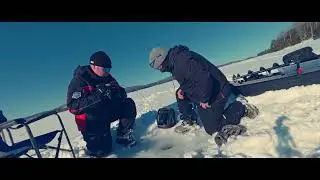 Pêche sur Glace au Lac Memphrémagog partie 2