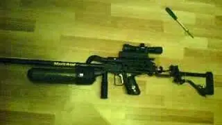 qbow modified Paintball gun