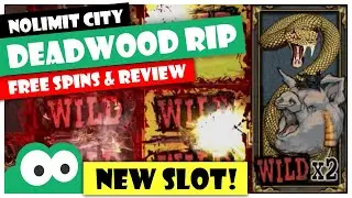 🤠 Deadwood RIP Review 🐴 BIG Salvation Spins Win! 🐍 Nolimit City New Slot in Demo Play Mode 🔥
