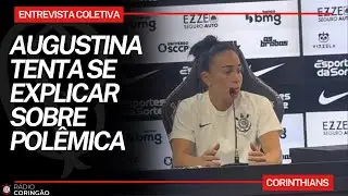 Agustina se desculpa com a Fiel Torcida ap&oacute;s provoca&ccedil;&atilde;o em rival