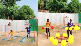 Strange Balloon Popping Race &ndash; Who Will Triumph?