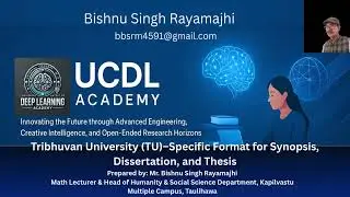Tribhuvan University TU&ndash;Specific Format for Synopsis, Dissertation, and Thesis.