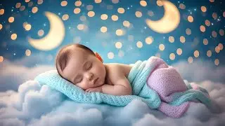 Peaceful Baby Sleep Music 🌙 Gentle Lullabies Under Starry Sky