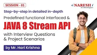 Predefined Functional Interfaces & Stream API | Java 8 Features | Hari Krishna | Naresh IT