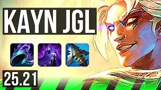 KAYN vs MASTER YI (JGL) | 17/1/4, Legendary, 600+ games | EUW Master | 25.21