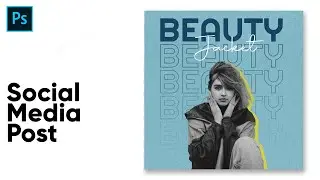 How to Create Cool Style Cover Art Design - Social Media Post - Photoshop Tutorials - 04