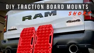 DIY (read: CHEAP!) Traction Board Mounts - Ram Rebel #tractionboards #diy