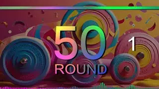 Таймер интервальной тренировки с музыкальным миксом - 50/10 #latino