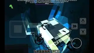 The Bedrock Wither vs The Warden.(on water)