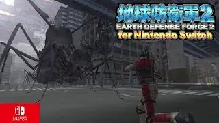 Earth Defense Force 2 Nintendo switch gameplay