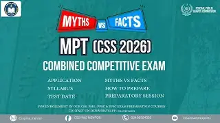 CSS 2026 | MPT | How to Prepare | Myths vs Facts