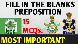 Fill in the blanks | Preposition | Most Important Previous Year Questions by english #wizard Aditya