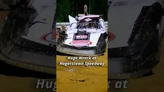 Huge Wreck at Hagerstown Speedway #racing #carcrash #nascar
