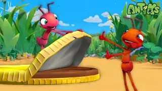 Schokoladenm&uuml;nze 🍫 Antiks - Lustige Cartoons f&uuml;r Kinder | Moonbug Kids Deutsch