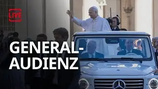 LIVE: Generalaudienz mit Papst Leo XIV. am Mittwoch, 21.01.2026