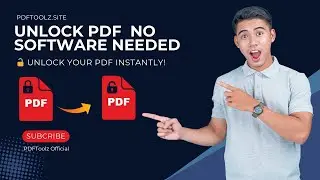 Remove PDF Password Instantly | Unlock Secured PDF File in Seconds (No Software Needed)