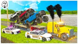 They Said My Load Was Unsafe So I Ran (Lifted Truck Repo)