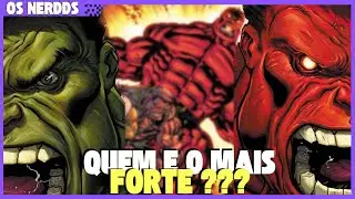 CONHE&Ccedil;A O HULK VERMELHO: ORIGEM E PODERES