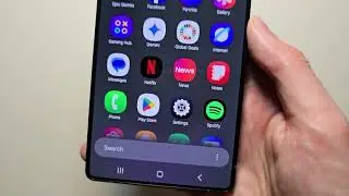 Samsung Galaxy S25 How to Get Vertical App Drawer (One UI 7)