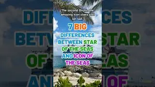 7 BIG Differences Between Star and Icon of the Seas #cruise #shorts