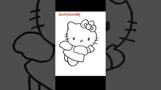 Beautiful Hello Kitty Drawing, Painting & Coloring For Kids and Toddlers_ Child Art#drawing#coloring