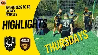 Relentless FC vs Chunky Monkeys | 5-A-Side DRONE Match Highlights 🚁⚽