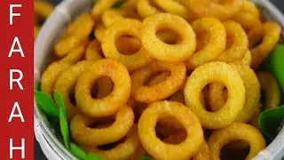 امیزنگ آلوکےکرسپی رینگزCrispy Potato Rings I Aloo ke Kangan ya Potato Rings Recipe | Farah