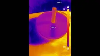 Thermal imager video shadow test sunny day